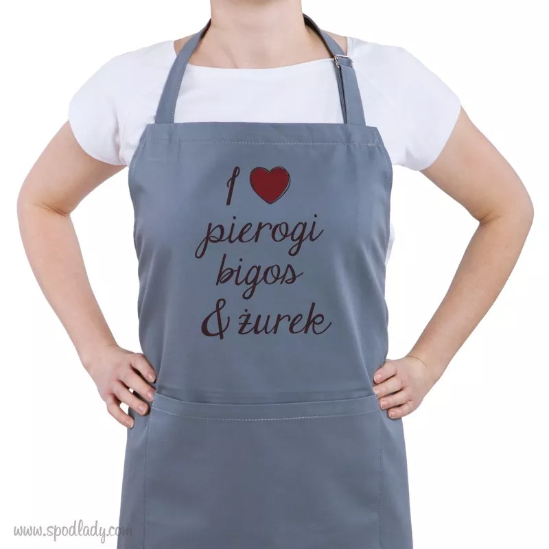 Fartuch "I love pierogi"