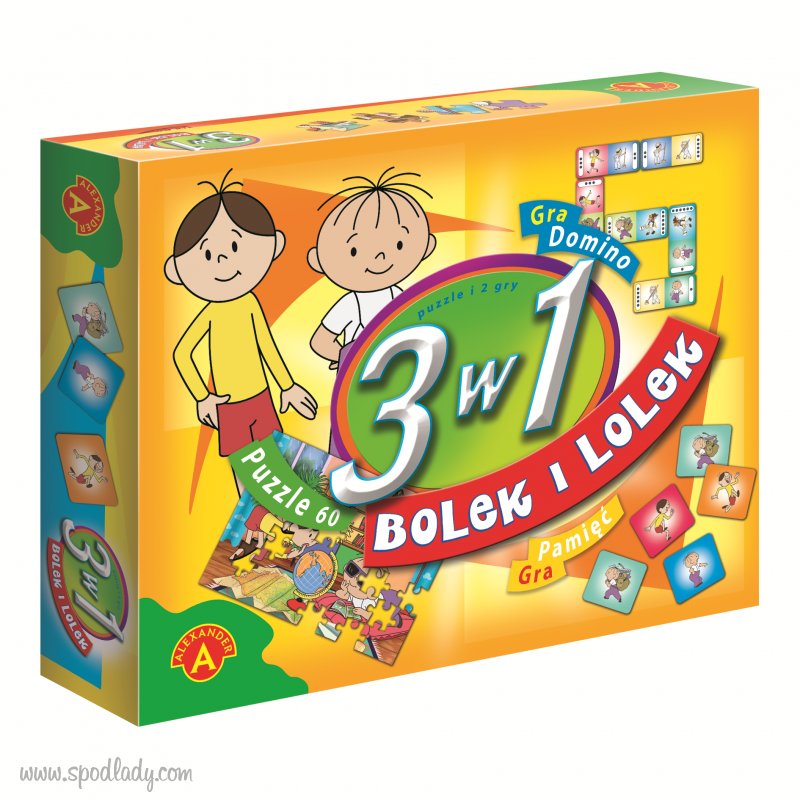 Zestaw gier "Bolek i Lolek" (3 w 1)