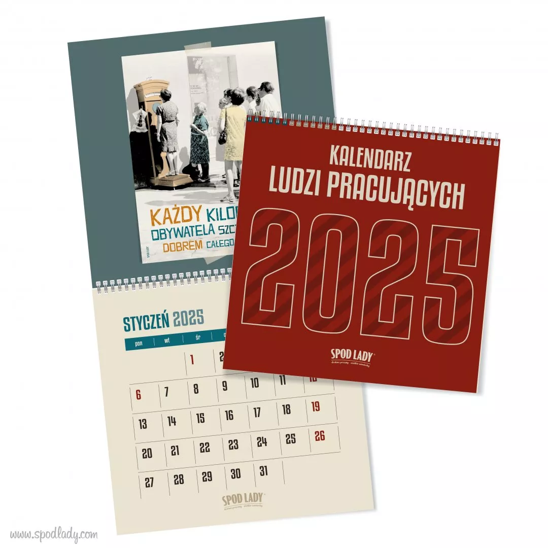 Kalendarz Ludzi Pracujcych 2025 - na cian