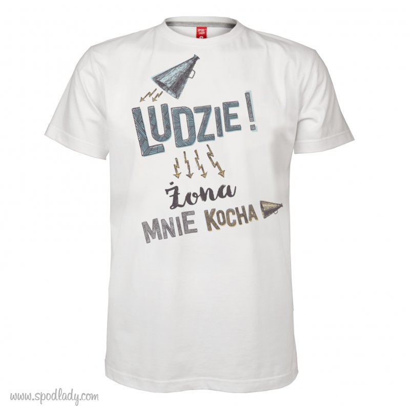 Koszulka męska "Żona mnie kocha" 