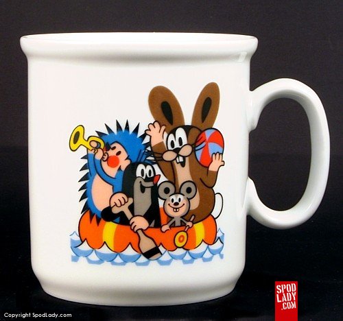 Kubek porcelanowy Krecik i przyjaciele