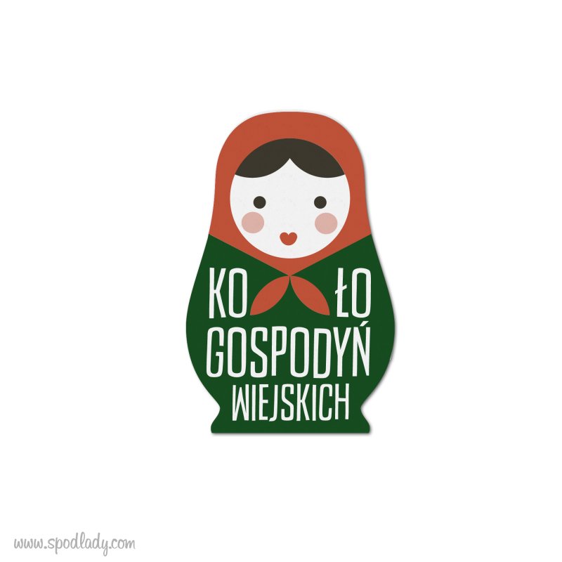 Magnes drewniany "Koo gospody wiejskich"