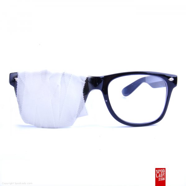 Zestaw okulary z plastrem
