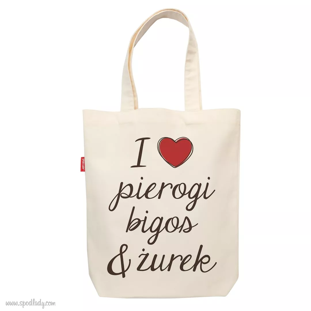 Torba "I love pierogi"