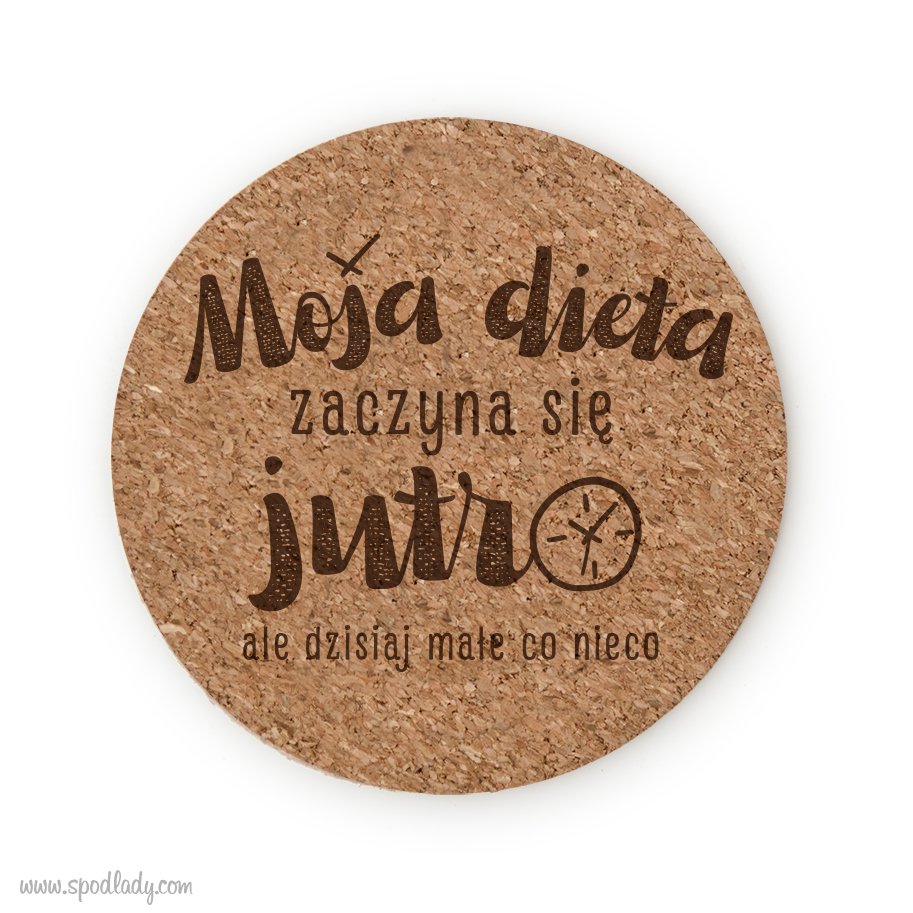 Podkadka pod kubek "Moja Dieta"