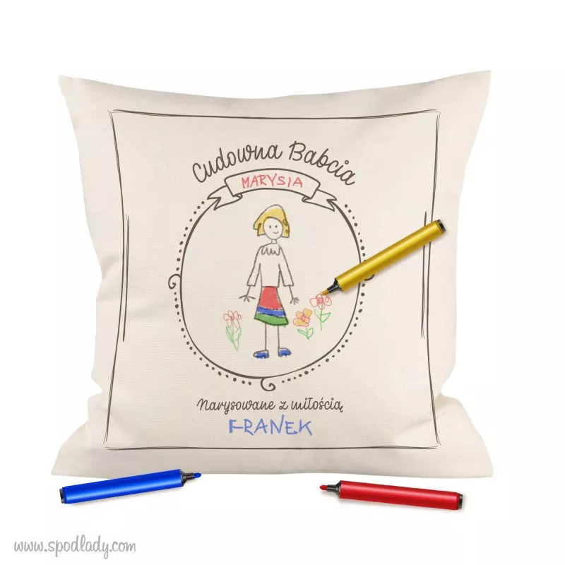 Poduszka "Portret Babci"