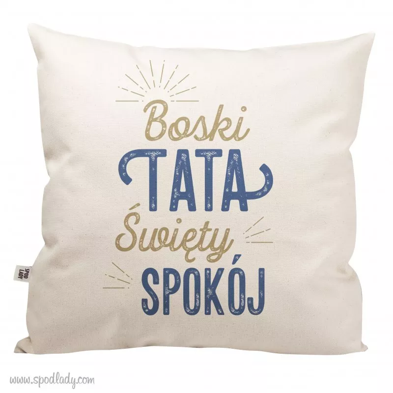 Poduszka "Boski tata, wity spokj"