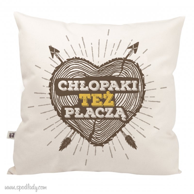 Poduszka "Chopaki te pacz"