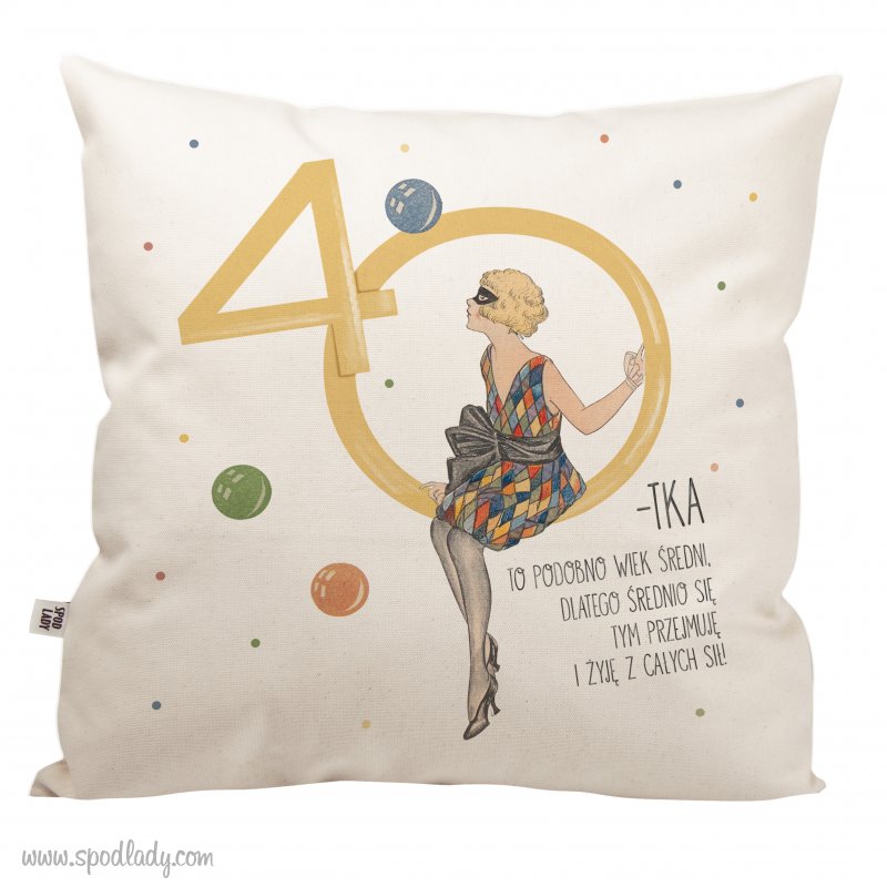 Poduszka "40-tka"