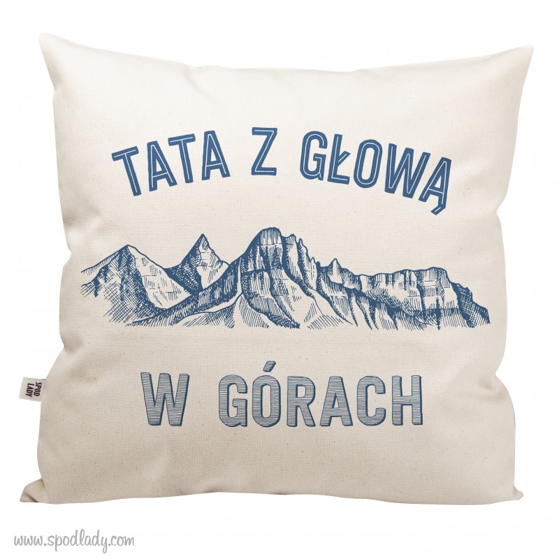 Poduszka "Tata z gow w grach"