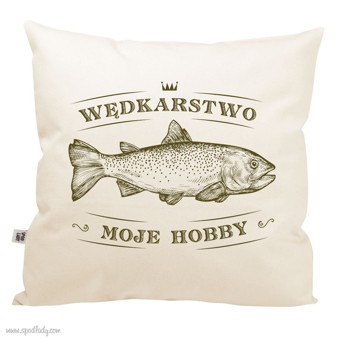 Poduszka "Wdkarstwo moje hobby"