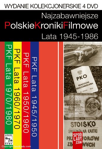 Najzabawniejsze Polskie Kroniki Filmowe lata 1945-1986 box 4 DVD