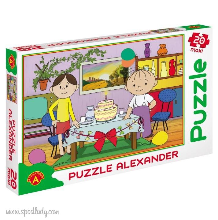 Puzzle Bolek i Lolek "Tort"