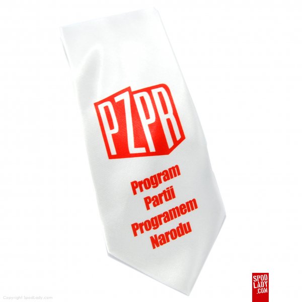 Krawat "PZPR"