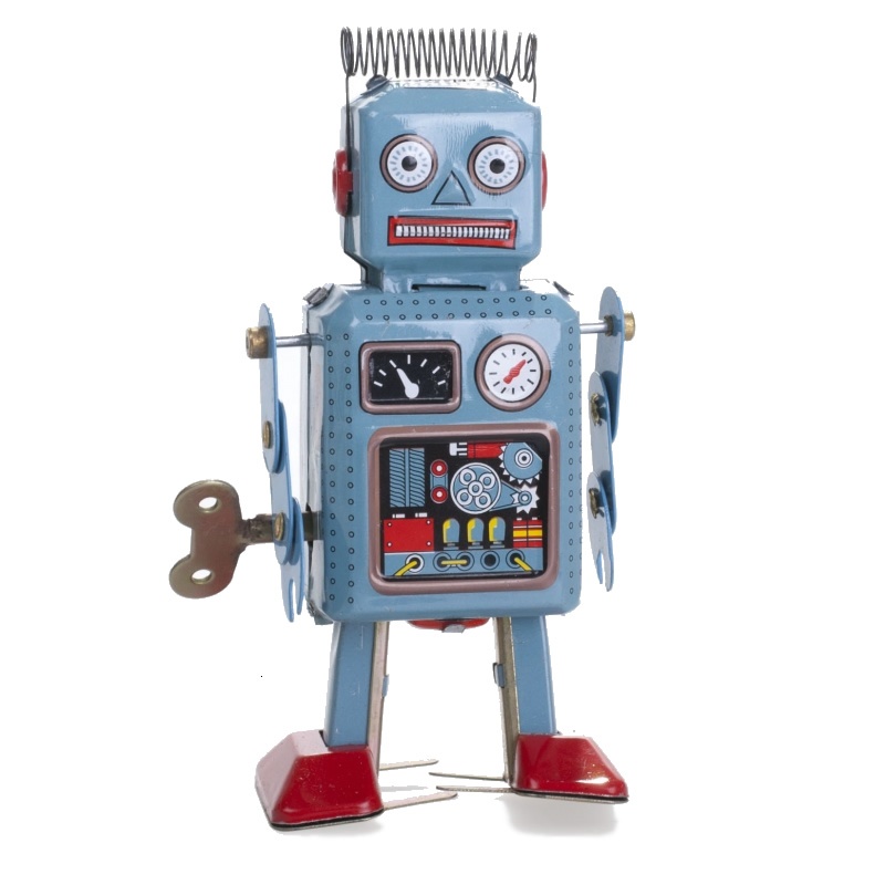 Robot retro na kluczyk