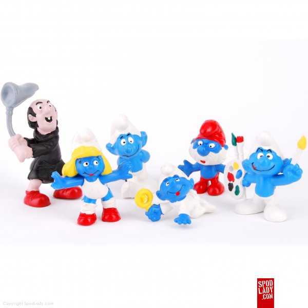 Figurki Smurfy