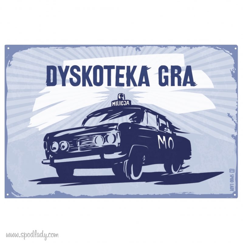 Tablica "Dyskoteka gra"