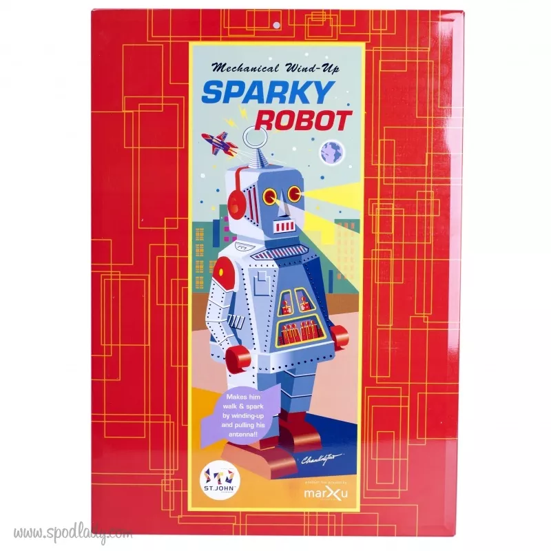 Dua tablica blaszana Robot Sparky