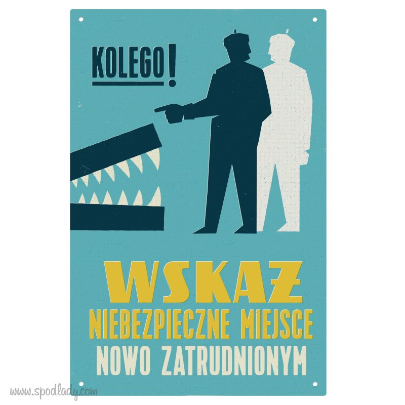 Tablica "Wskaż niebezpieczne miejsce" 