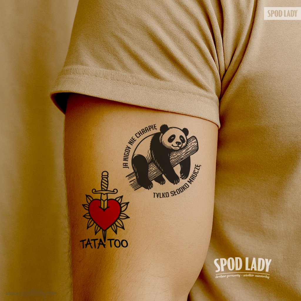 Zestaw tatuay dla taty
