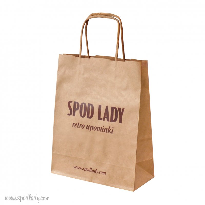 Maa torebka papierowa z nadrukiem Spod Lady