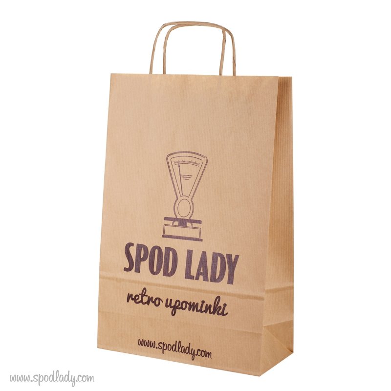 Torba papierowa z nadrukiem Spod Lady