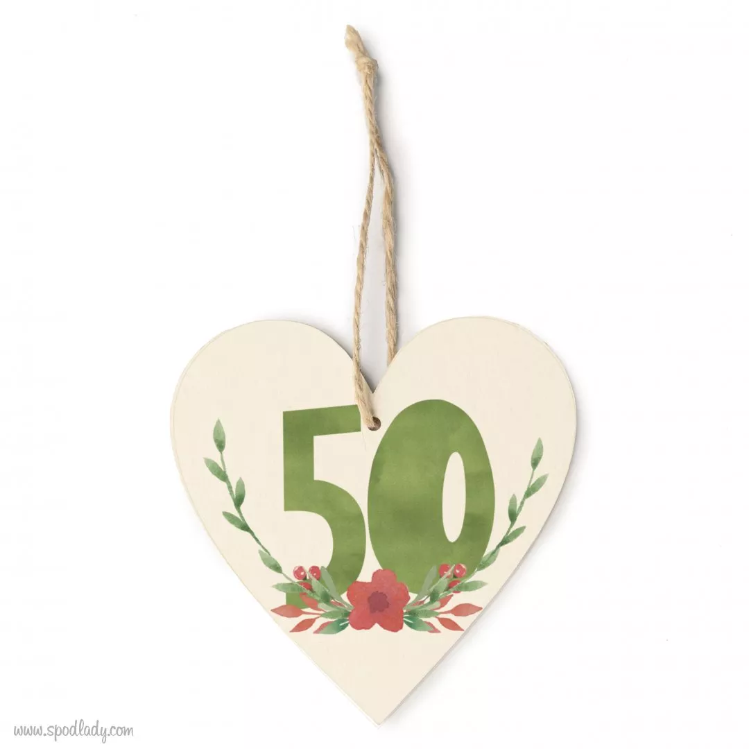 Zawieszka na 50 urodziny