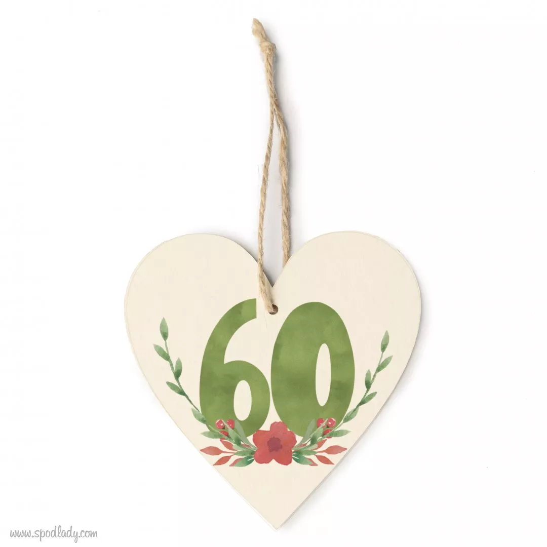 Zawieszka na 60 urodziny