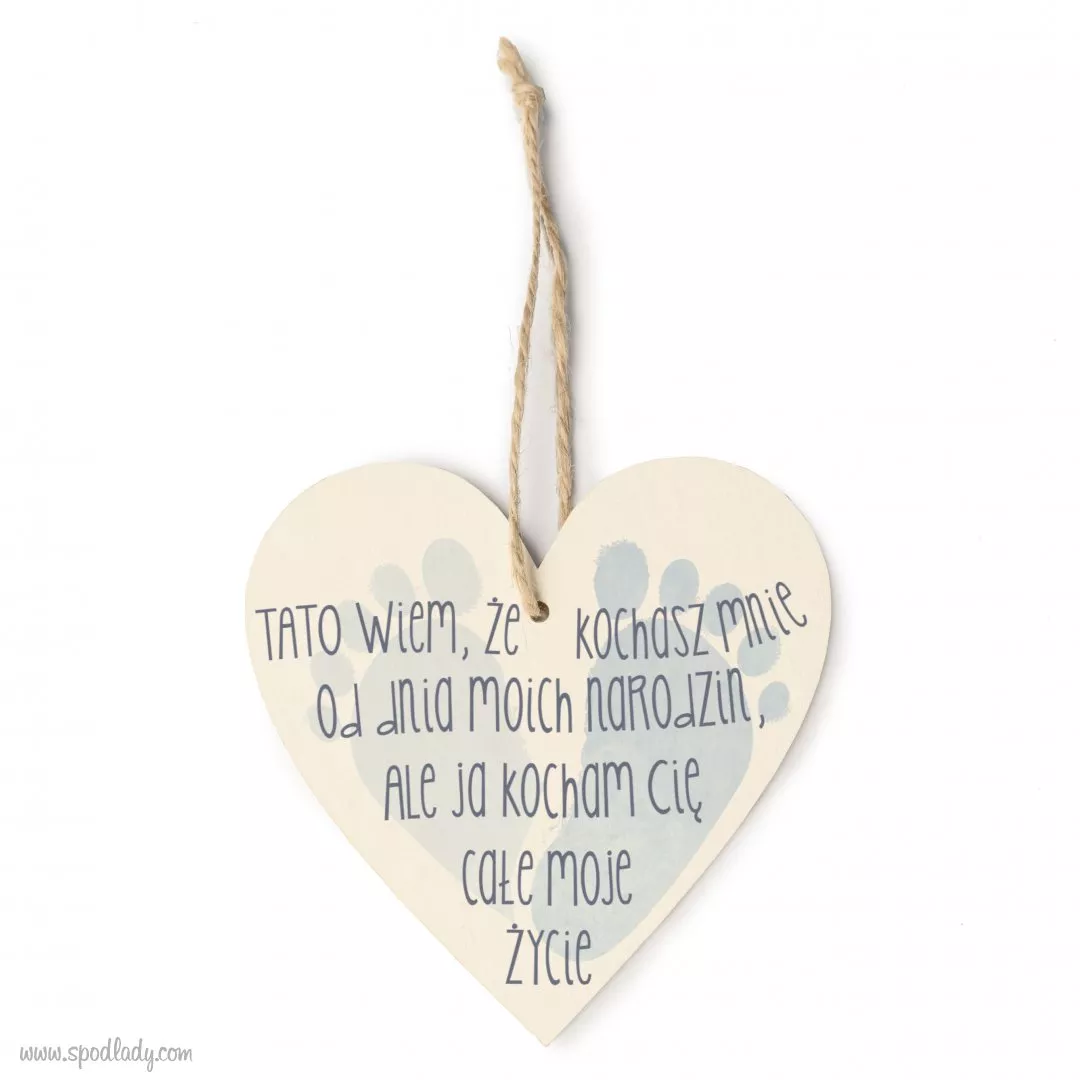 Zawieszka "Tato wiem, e kochasz mnie"