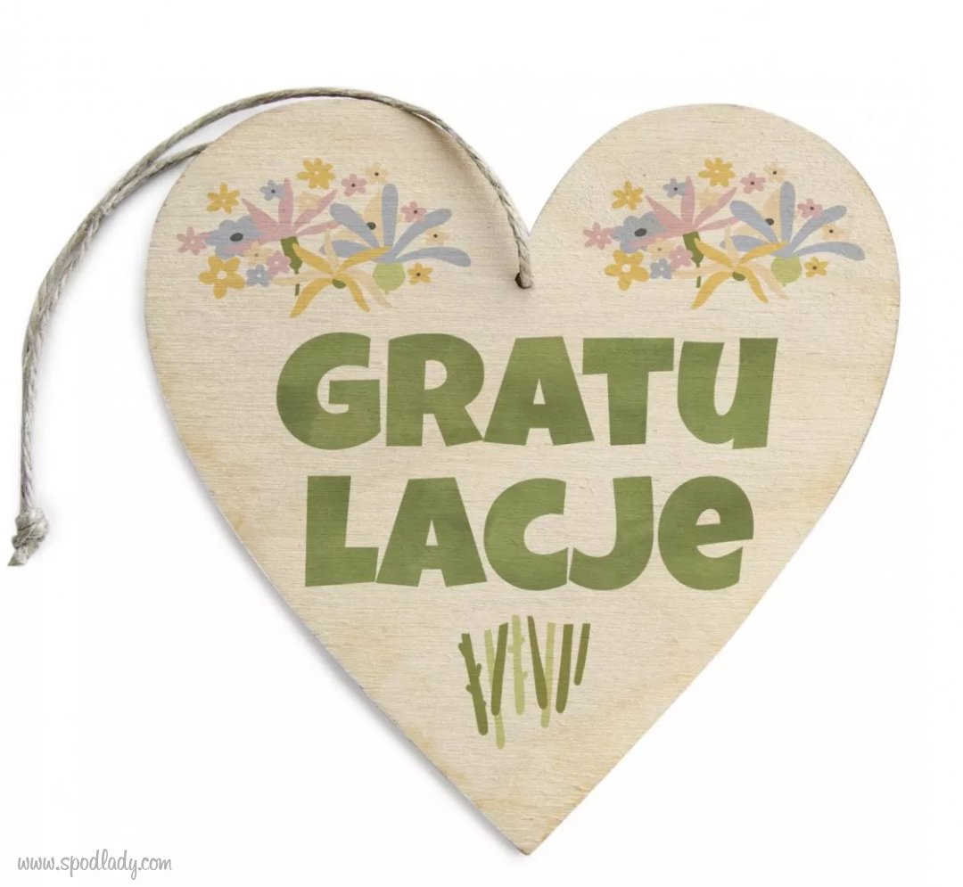 Zawieszka "Gratulacje"