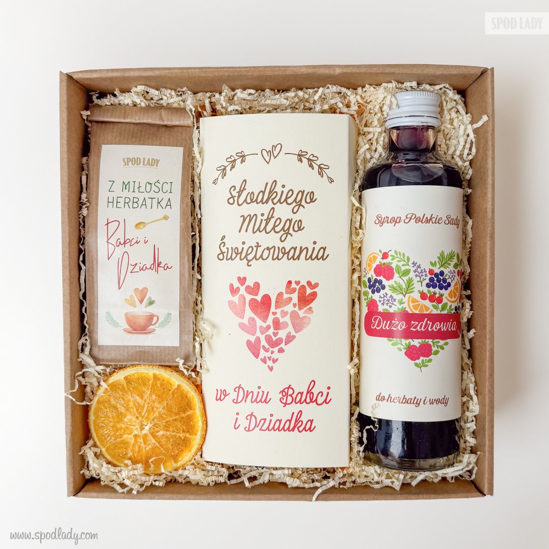 Zestaw z syropem i pierniczkami "S�odkiego Mi�ego �wi�towania"