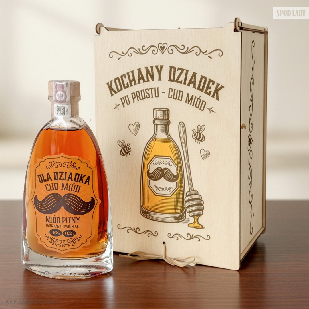 Zestaw w skrzyneczce Cud Mi�d dla Dziadka