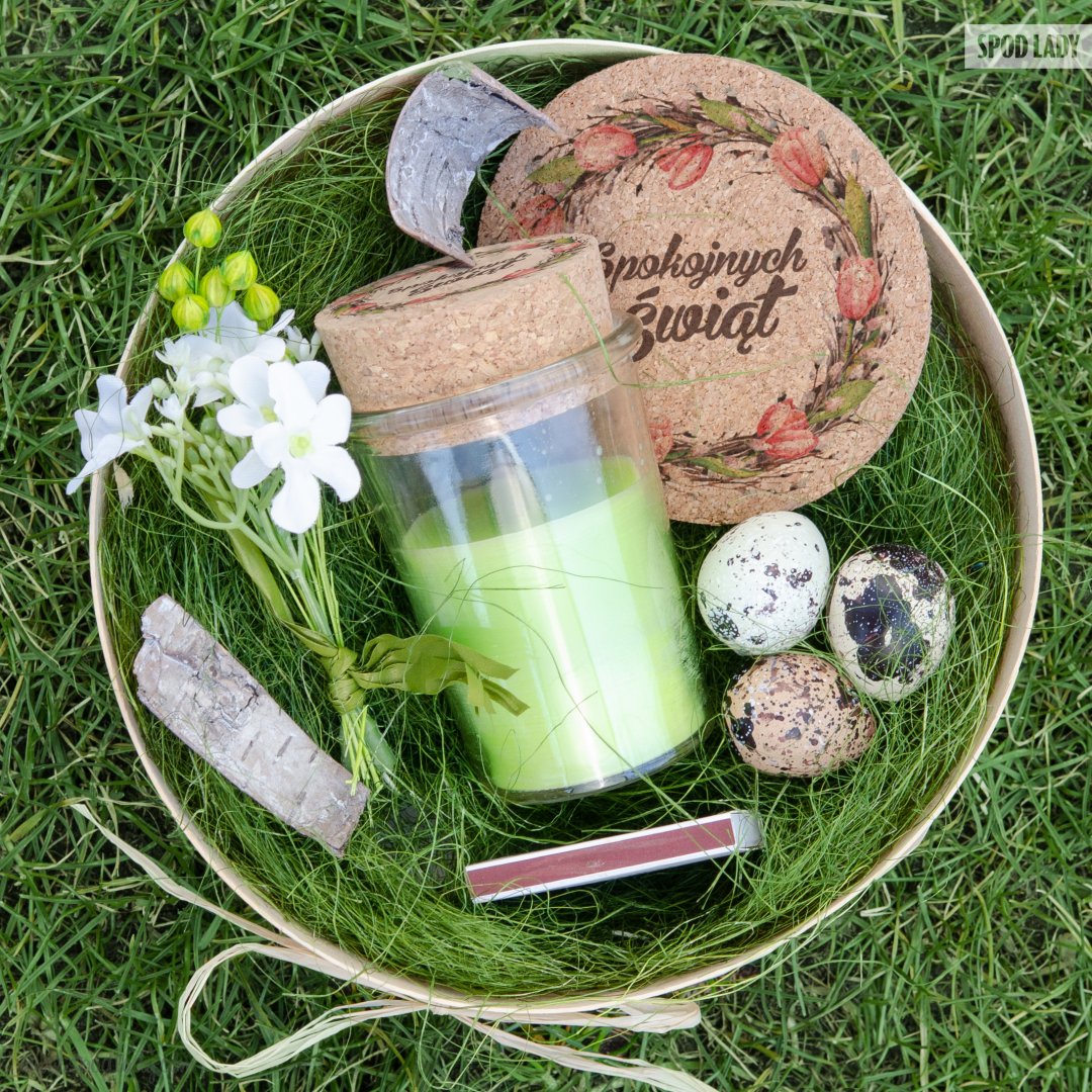 Prezent na Wielkanoc z zielon� �wiec�