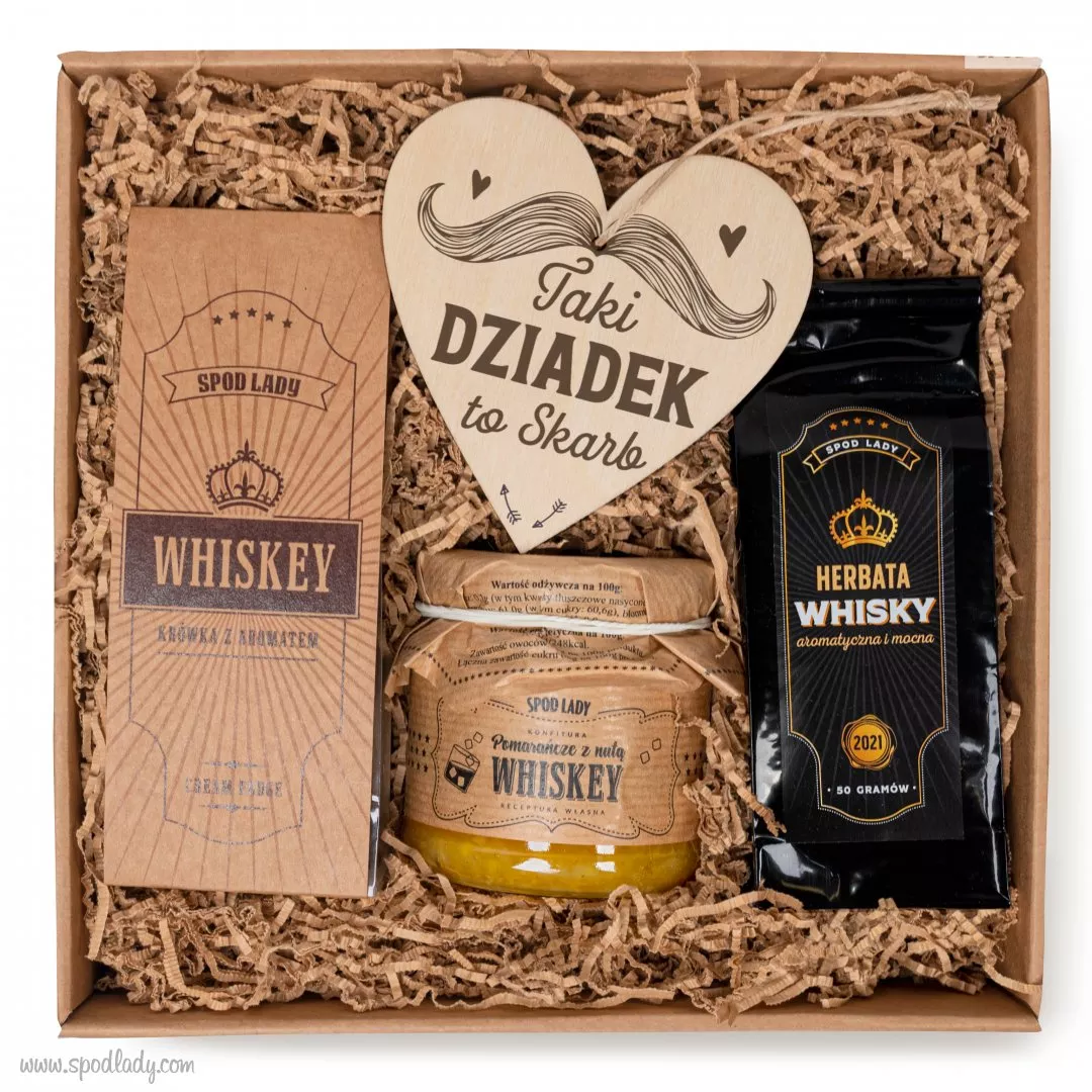 Zestaw z aromatem whisky dla Dziadka