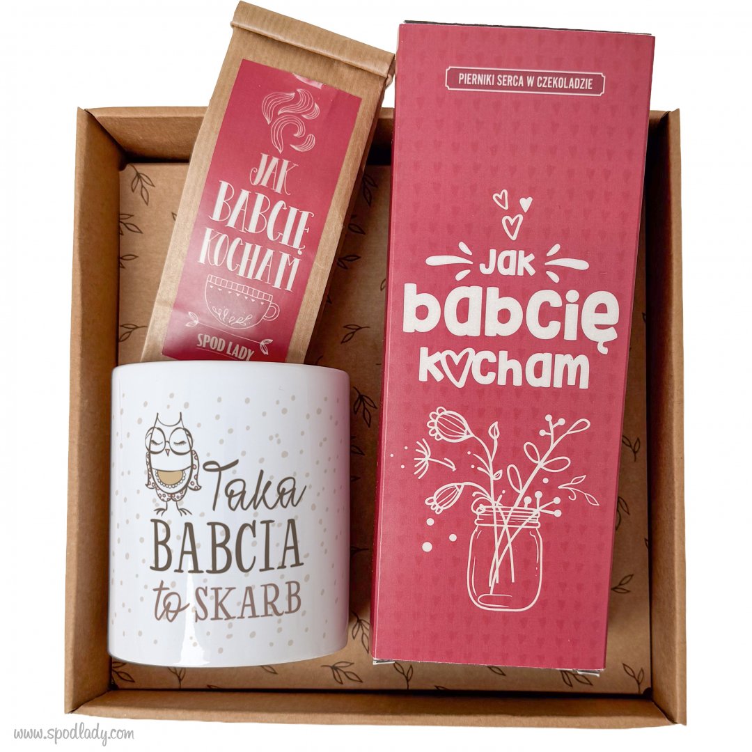 Zestaw "Babcia to skarb" z kubkiem do wyboru