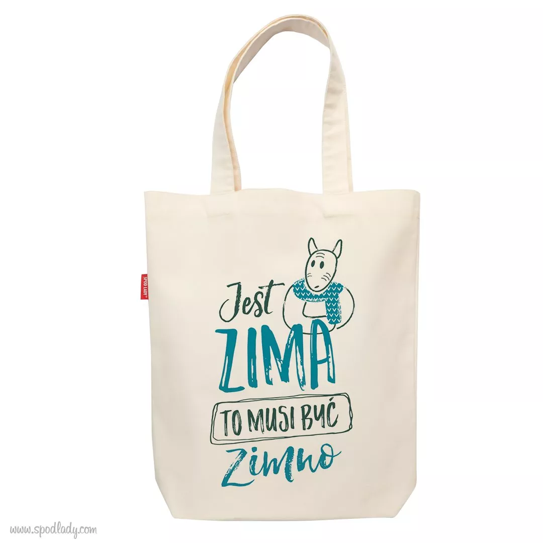 Torba "Jest zima to musi by zimno"