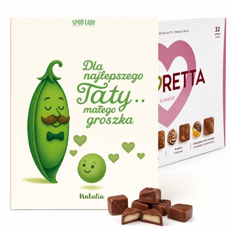  Bombonierka dla Taty 1 groszka