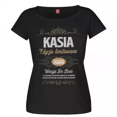 Personalizowana koszulka damska "Edycja limitowana"