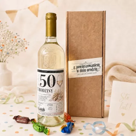 Urodzinowy toast na 50-tk�