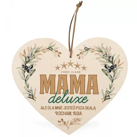 Personalizowane serce "Mama deluxe"
