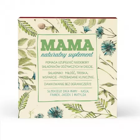  Personalizowane serce piernikowe dla Mamy "Naturalny suplement"