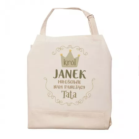 Fartuch z imieniem "Kr�l tata"