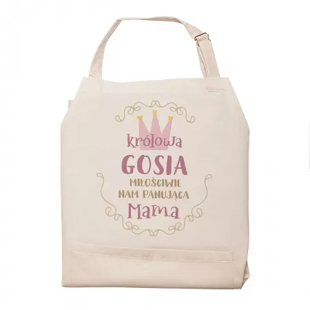 Fartuch z imieniem "Kr�lowa mama"