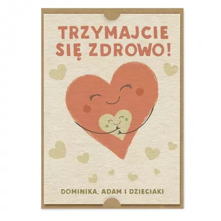 Kartka "Trzymajcie si� zdrowo"