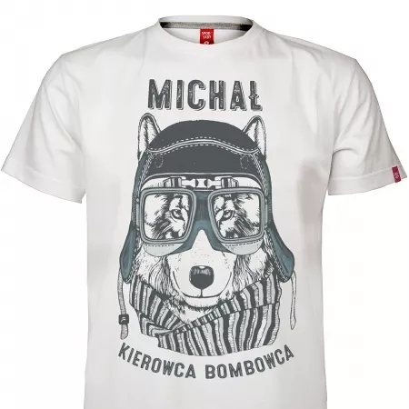Koszulka m�ska z imieniem "Kierowca bombowca" 