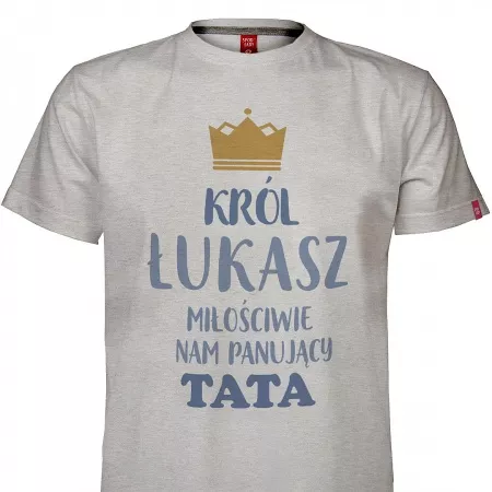 Koszulka z imieniem "Kr�l tata"