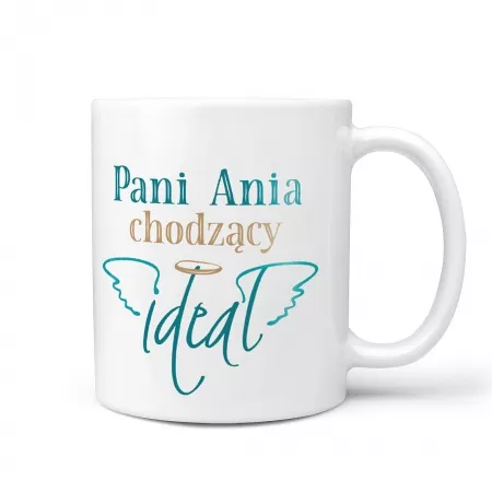 Kubek z imieniem "Chodz�cy idea�"