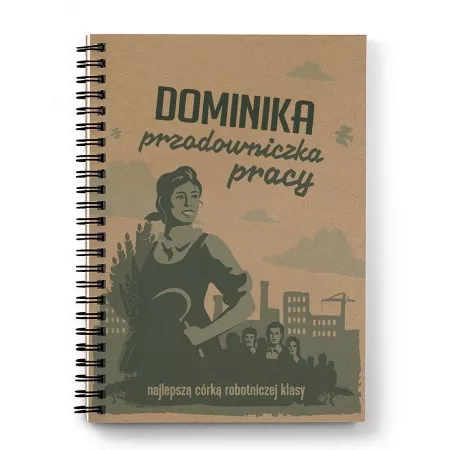 Notes "Przodowniczka" z imieniem