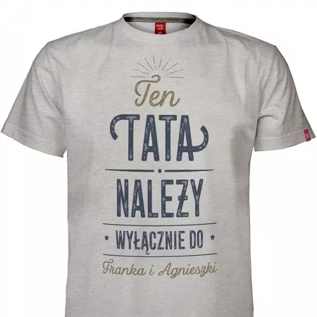 Personalizowana koszulka "Ten tata nale�y do..."