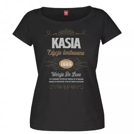 Personalizowana koszulka damska "Edycja limitowana"